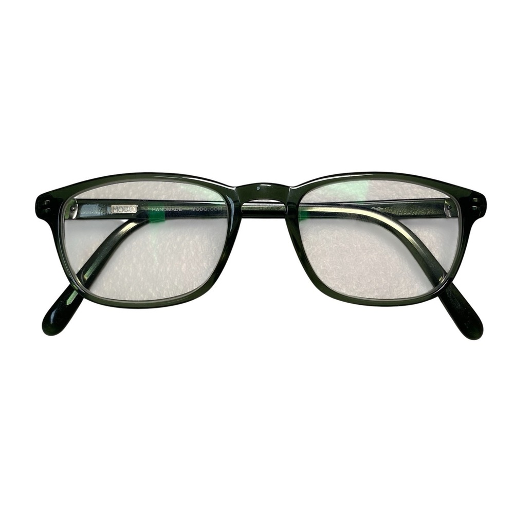 Modo Eyeglasses 6528 Moss Green Rectangle Full Rim FRAMES ONLY 48-19-142